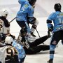 Preseason against the Flames